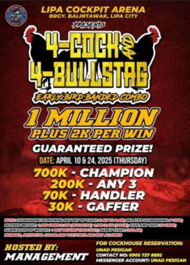 April 10 & 24, 2025! 1M GUARANTEED!